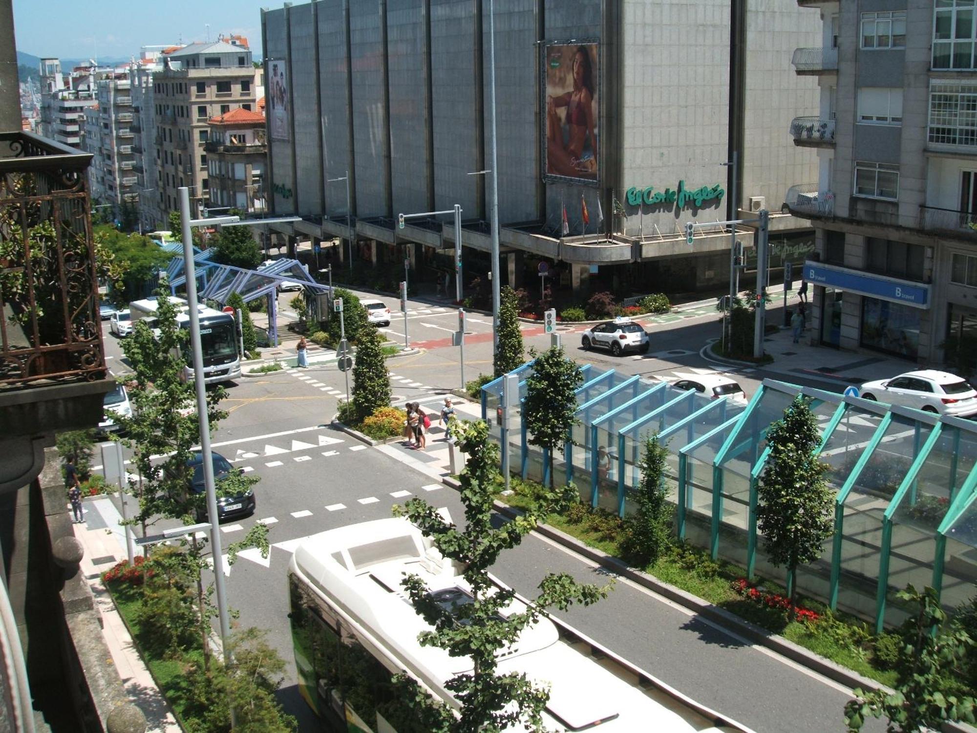 Piso Gran Via Vigo Leilighet Eksteriør bilde